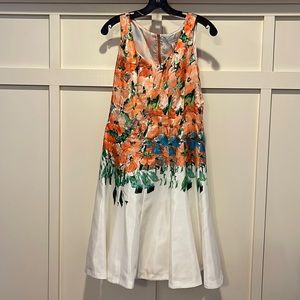 Dress Barn | Pink and white Floral Knee-Length Dress